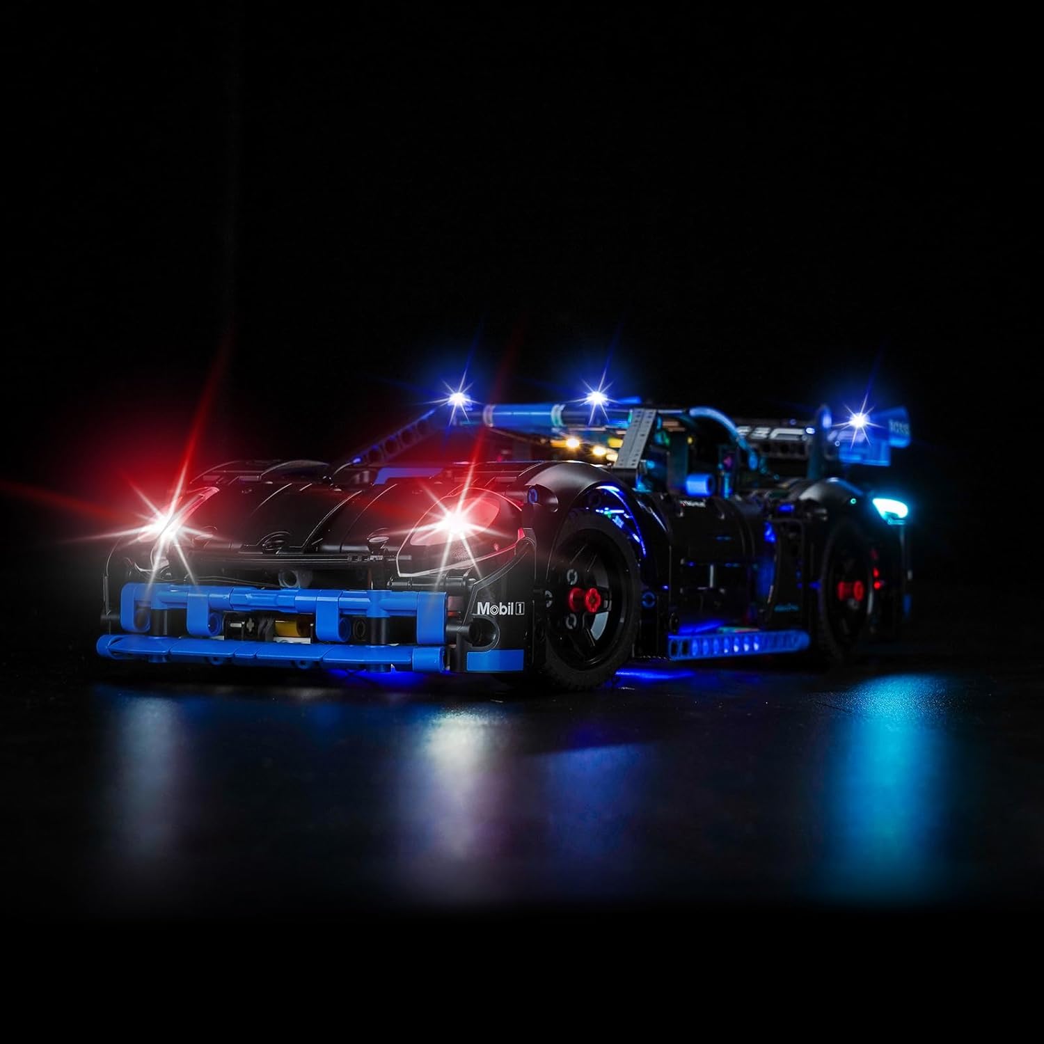LED Light Kit Compatible with Lego Porsche GT4 e-Performance Race Car 42176 (No Models Only Light) Creative Lighting Set Accessories Compatible with Lego 42176 Set (Standard Version)