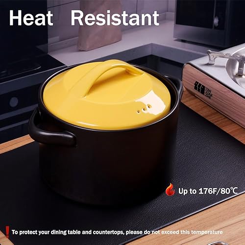 Miniatura 3 de Juego de 8 manteles individuales de PVC resistentes al calor, impermeables, lavables, antideslizantes, fáciles de limpiar, para decoración de mesa