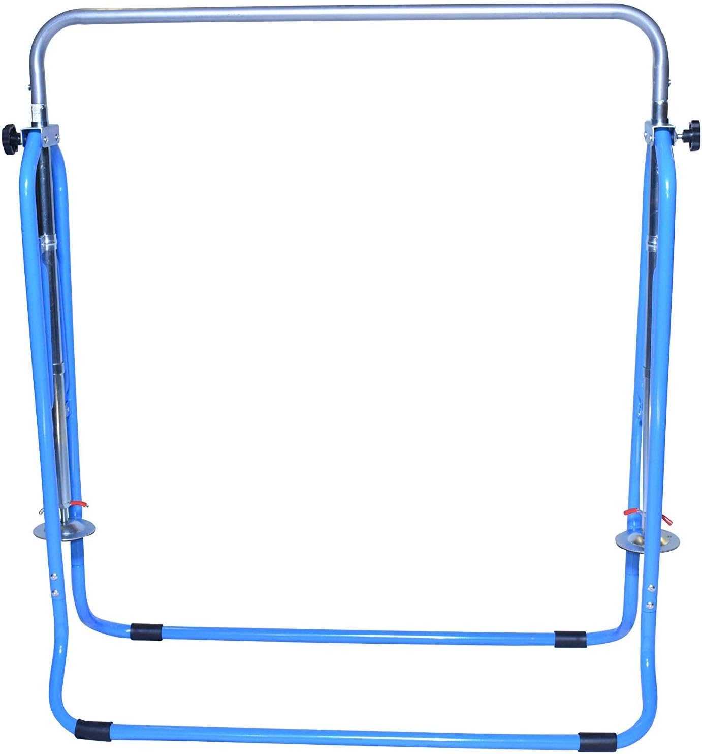Expandable Gymnastics Bar Horizontal Kip Bar Junior Training Adjustable Height Jungle Gym Children Training Monkey Bars Climbing Tower Playground Balance Bar Gymnasts Blue