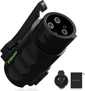 Tesla to J1772 Charging Adapter 80A, 240V Compatible with Tesla High Power Connector, Destination Chargers & Mobile Connectors J1772 EV Charging Adapter for Non-Tesla EVs