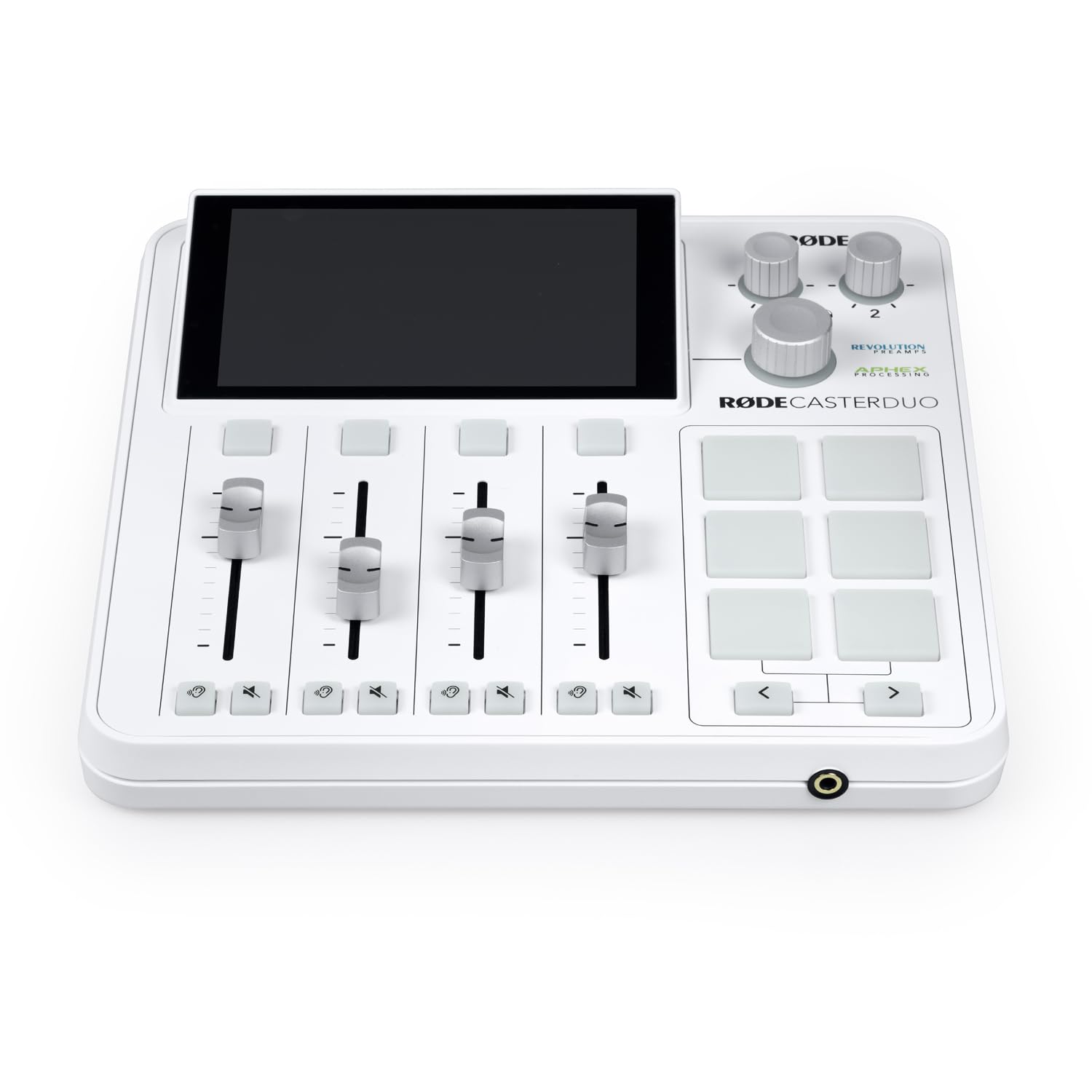 Rode Rodecaster Duo Audio Production Studio biały z WIME TX i chustką
