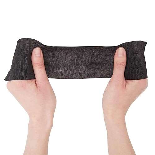 Miniatura 9 de Juvale Tiras desechables para cuello de peluquero  negro 2.5 x 11 pulgadas, juego de 5 rollos (500 tiras)  Instalación rápida y ajuste seguro