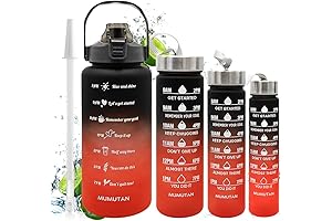 4-Piece Water Bottle Set: Stay Hydrated Everywhere!