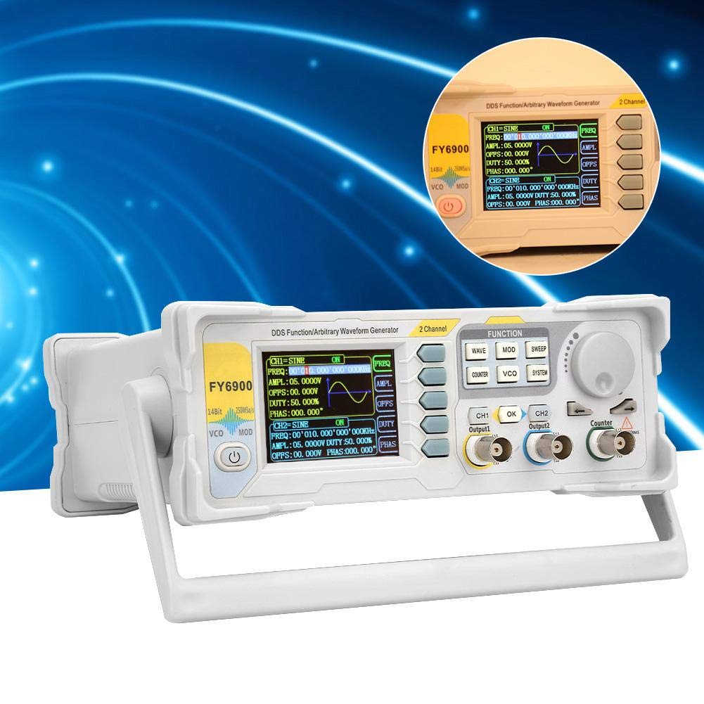 Generatore di segnali FY6900-60M 60 MHz 2,4" TFT DDS multifunzione contatore frequenza modulazione AM/PM/ASK/FSK/PSK