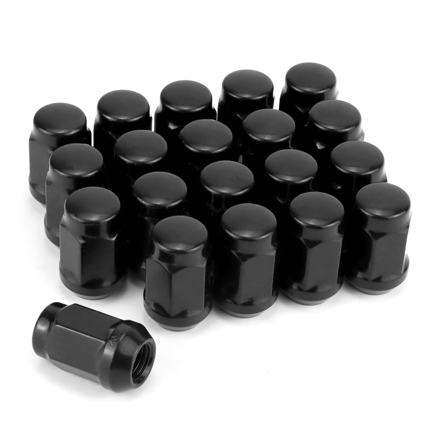 QWORK 20 Pezzi Dadi per Ruota M12 x 1.5 x 34 Compatibile con Honda Toyota Volvo