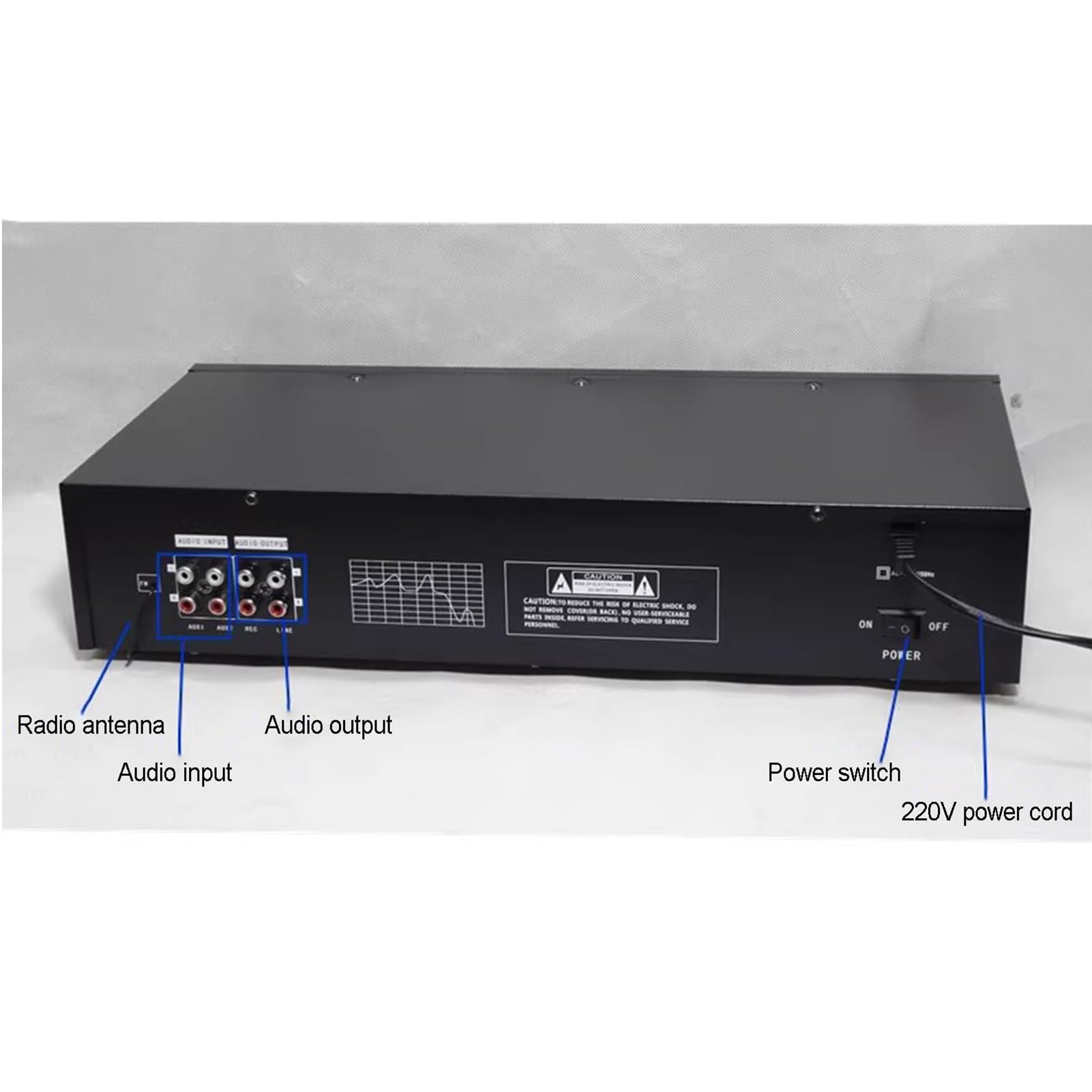 Dwukanałowy 20-pasmowy Stereo Korektor Graficzny, Cyfrowy Analizator Spektrum Z Bluetooth 5.0, Pilot, Redukcja Szumów, Hi-fi Domowy Korektor Eq, Do Domowego Audio I Studia Nagrań