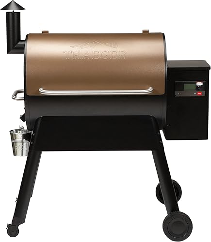 Traeger Grills Pro Series 780 - Parrilla y ahumador de madera con tecnología Alexa y WiFIRE Smart Home, color bronce
