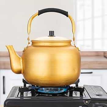 やかん 6L ニギリ矢 アルミ湯沸6リットル 日軽アルミ やかん 6L