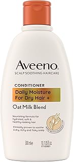 Aveeno Scalp Soothing Haircare Daily Moisture Conditioner, Oat Milk Blend, for Dry Hair, Soothes Dry, Itchy & Flaky Scalp,...
