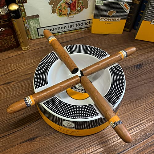 GUEVARA Cigar Ashtray Big Ash trays for 8" Round Cigarettes Large Rest Outdoor Cigars Ash tray for Patio/Outside/Indoor Ashtray - Image 7