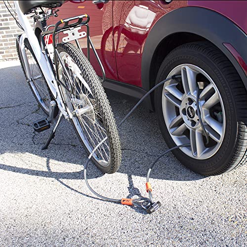 image for BV Heavy-Duty 7FT Security Cable with Loops-10mm (3/8 Inch) Cut-Resist