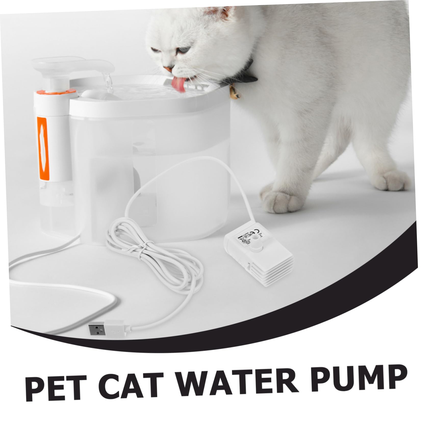 INOOMP 5 Pezzi Di Pompa Sommersa Per Acqua Di Ricambio Facile Da Usare E Installare Per Fontana Per Gatti Laghetto E Giochi Dacqua Da Giardino