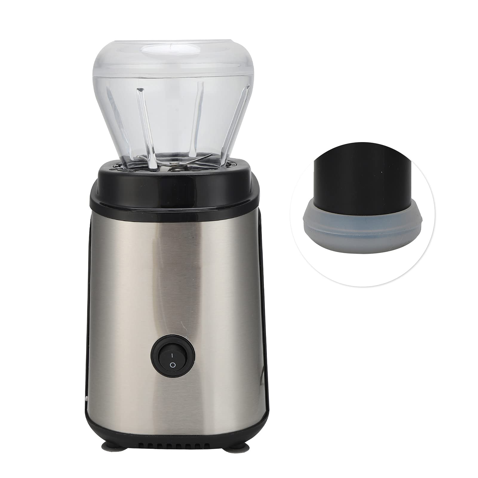 Procesador de Alimentos 1800W, Licuadora 4 en 1 Exprimidor Picadora de Carne Molinillo de Granos con Recipiente de Conservación Al Vacío para Jugo y Picado