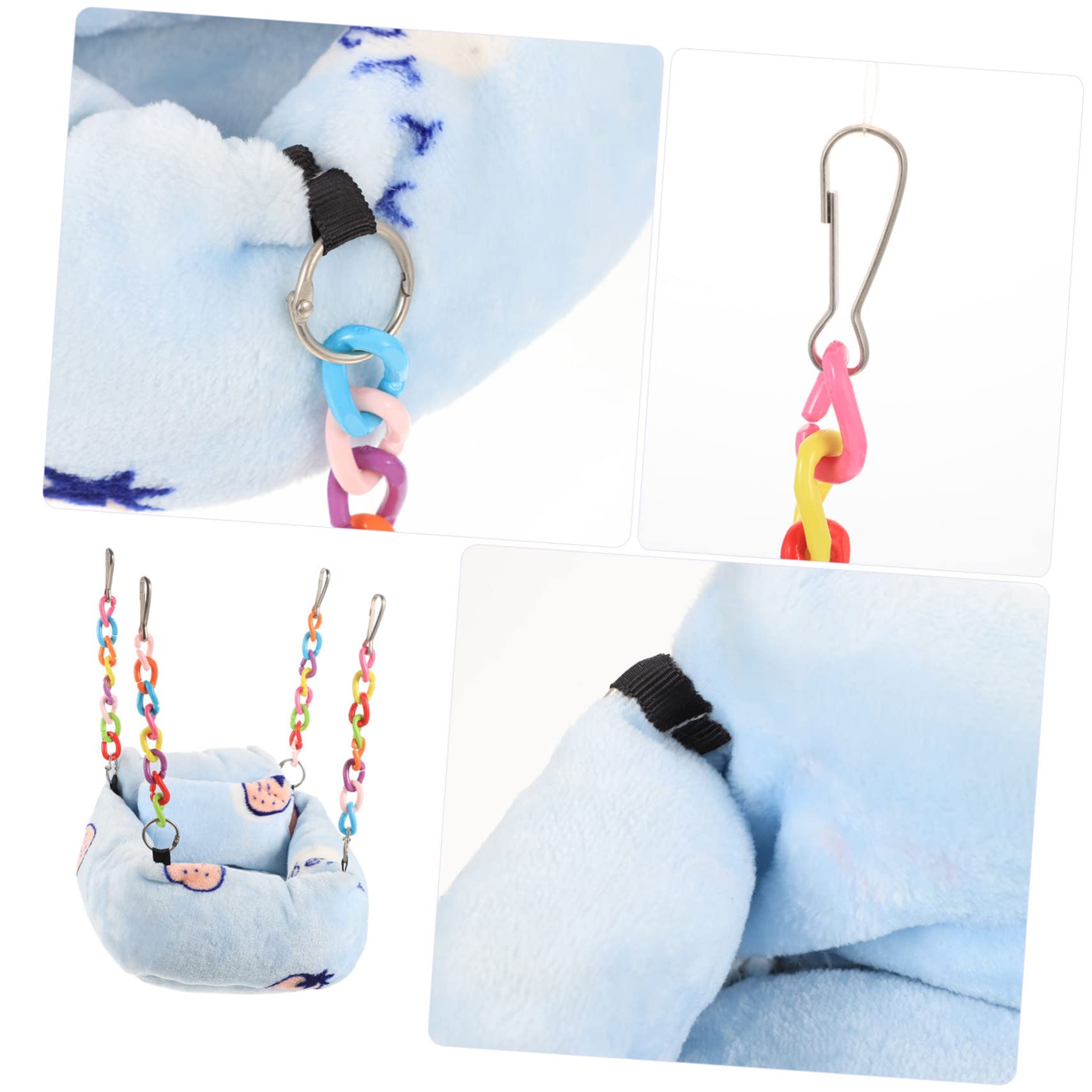 DOITOOL 2stücke Hängematte Für Kleine Haustiere Bunte Hängematte Für Hamster Ratten Und Chinchillas Atmungsaktiv Sicher Und Bequem Für Schlafplätze Und Spielbereiche Im Käfig