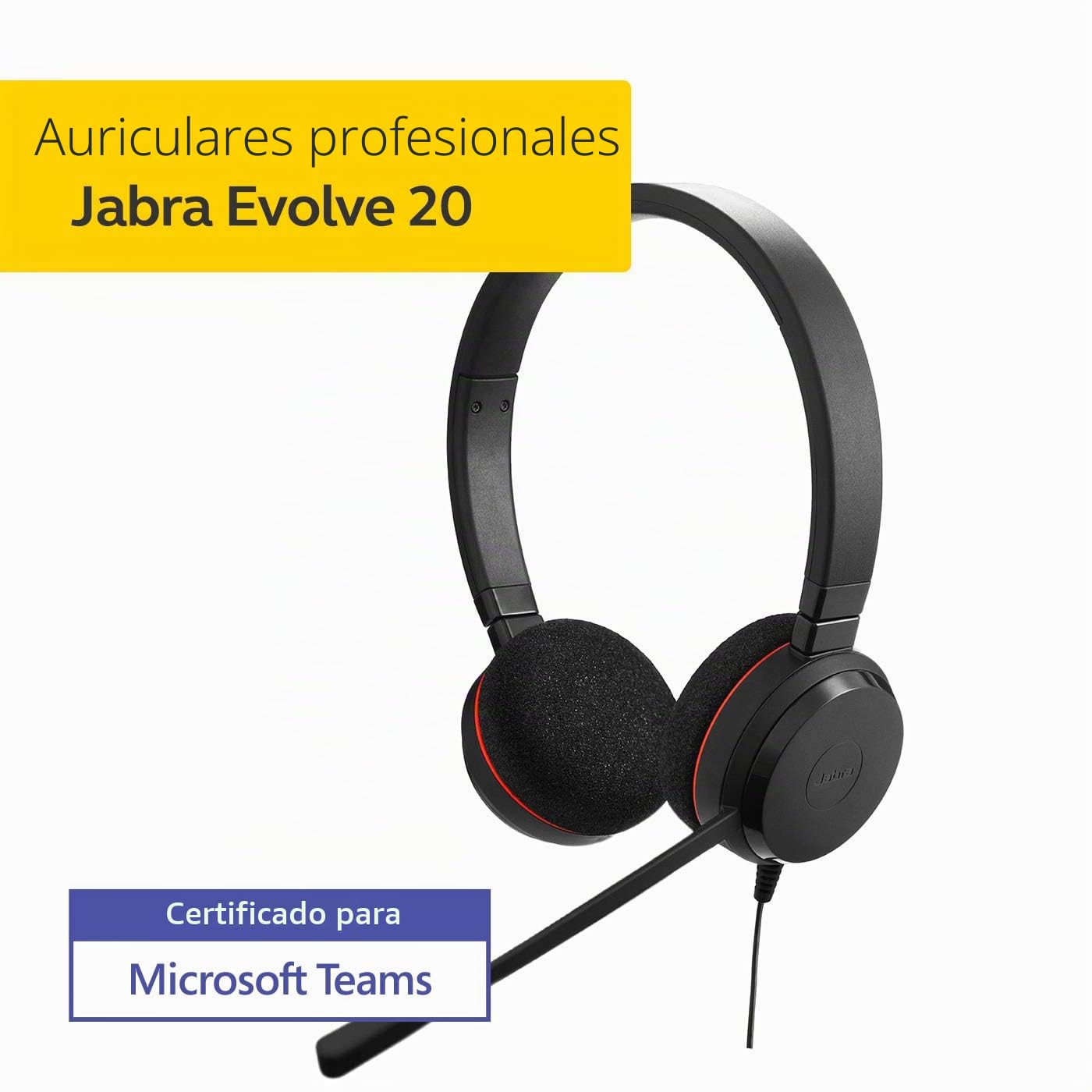 Jabra Evolve 20 MS estéreo