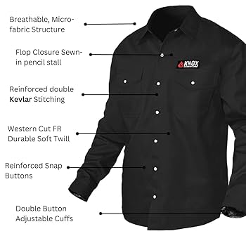 Knox Fire Resistant Shirts for Men | Flame Resistant Shirt Knox Fire Resistant Shirts for Men | Flame Resistant Shirt