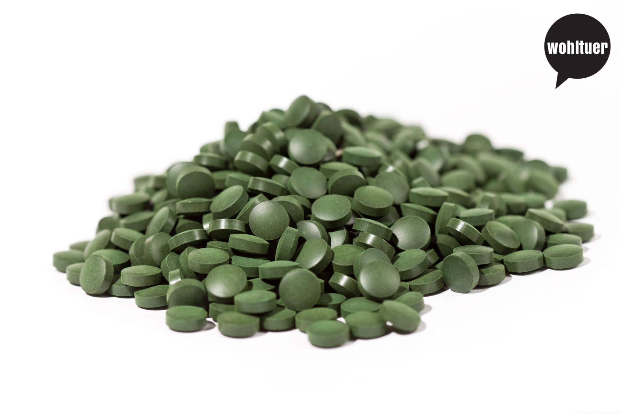 Bio Spirulina + Chlorella + Gerstengras - Mix 500g - Bio Algen Superfood Mix Tabletten in Rohkostqualität