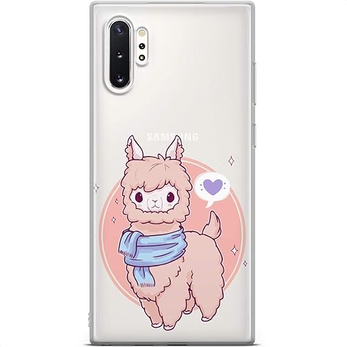 Miniatura 3 de Mertak Funda compatible con Samsung Galaxy A73 A72 5G A71 A70 A53 A52 A32 A50 A21s Diseño Alpaca Bufanda Flexible Silicona Protectora Pnk TPU Linda