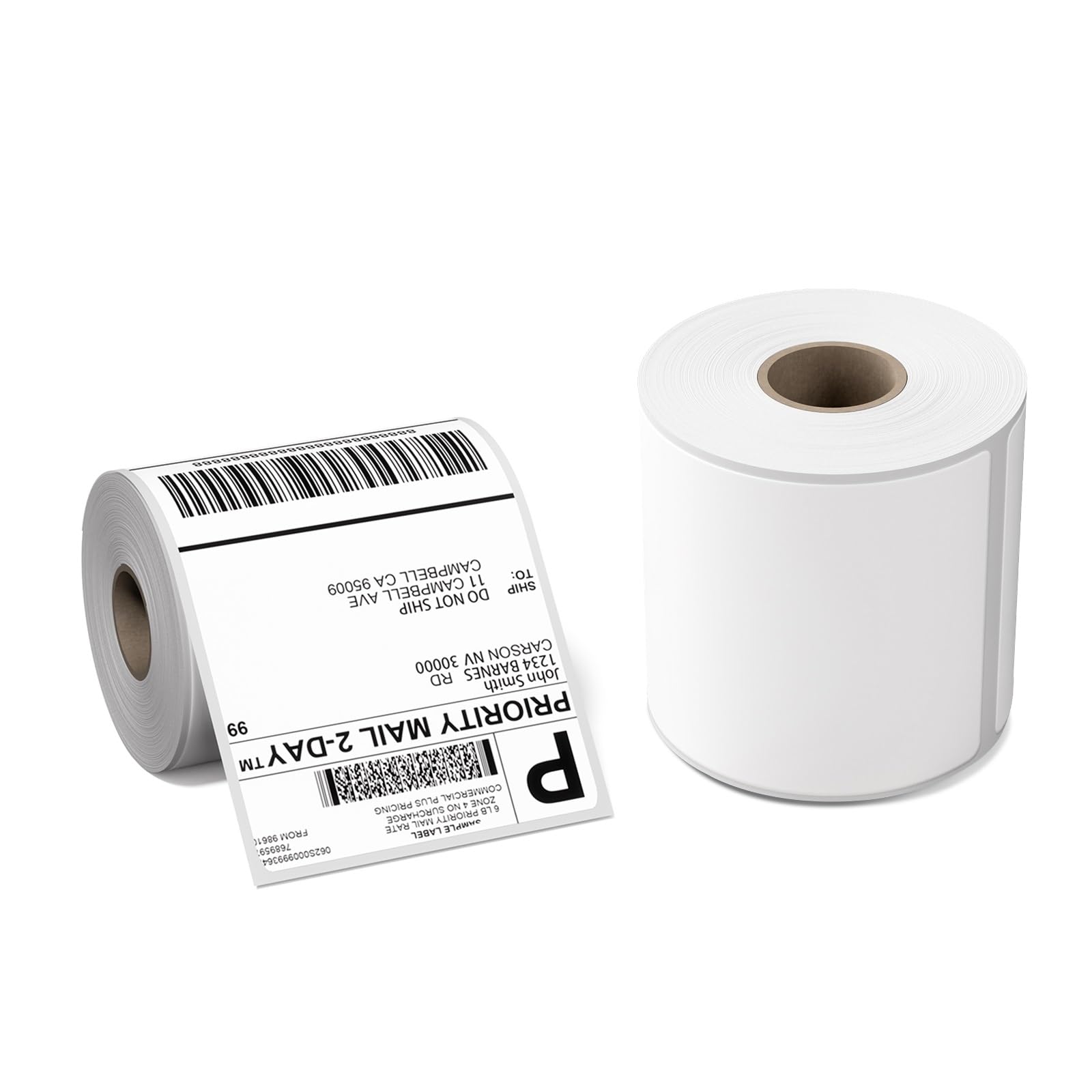 Phomemo DHL Lot de 4 x 6 étiquettes thermiques pour imprimante d'étiquettes 241BT/D520BT/246BT (2 rouleaux, 500 étiquettes)