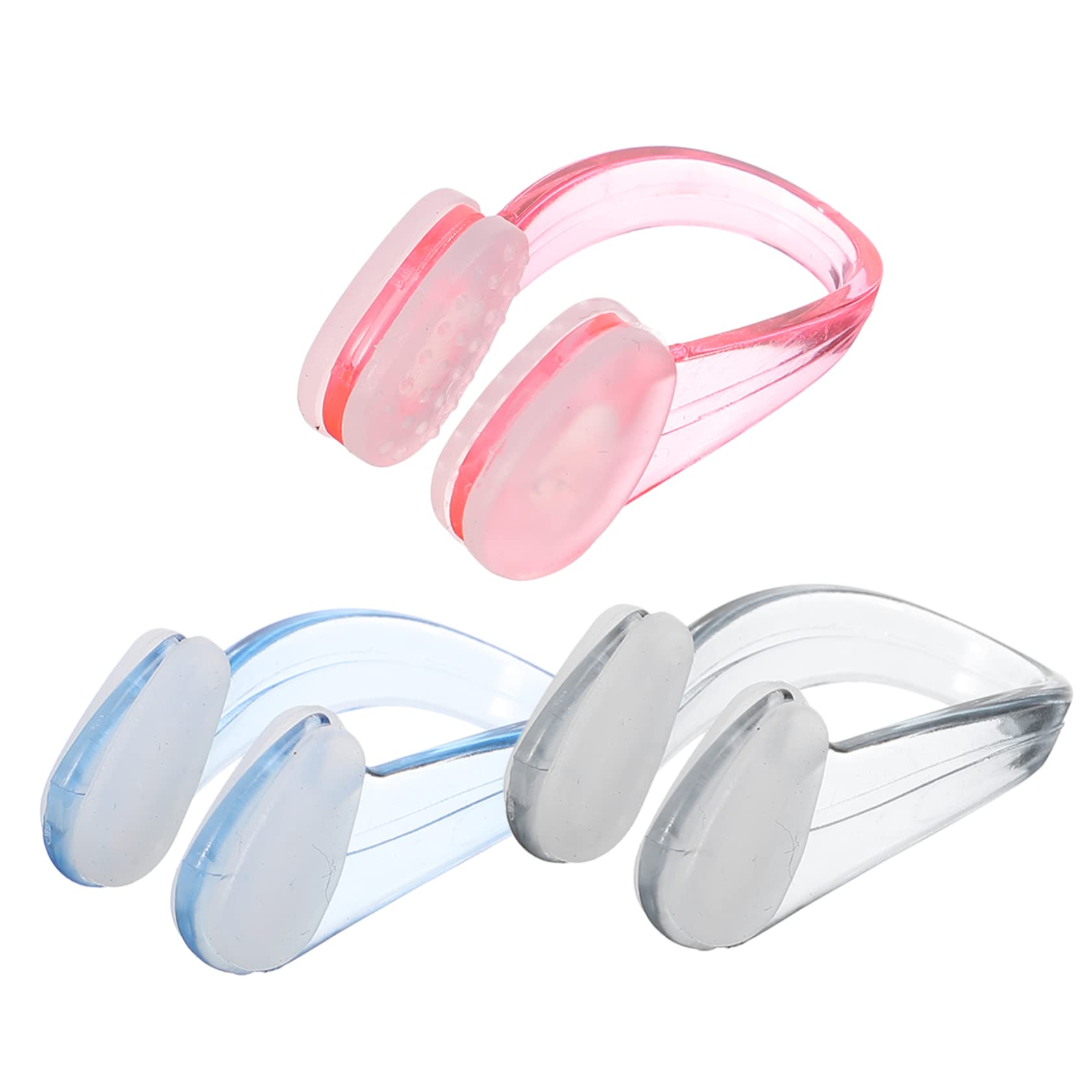 CORHAD Swim Goggles Kids Nose Clip 3 Pcs Silicone Nose Plugs for Swimming Comfortable and Non-Slip