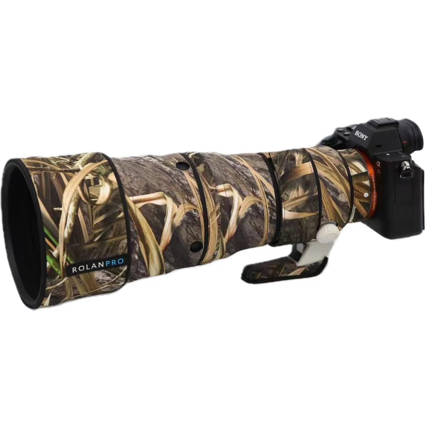 Rolanpro Funda protectora de lente para Sony FE 400 mm F4.5 GM OSS (SEL400F45GM, funda protectora de lente, impermeable para fotografía de vida silvestre 400F4.5GM, observación de aves