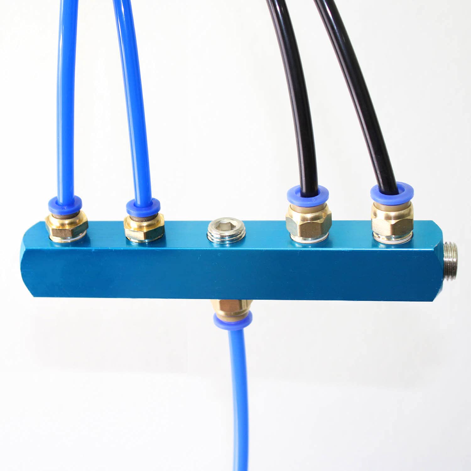 G1/2 Input G1/4 Output Manifold Pneumatic Manifold Air Distribution ...