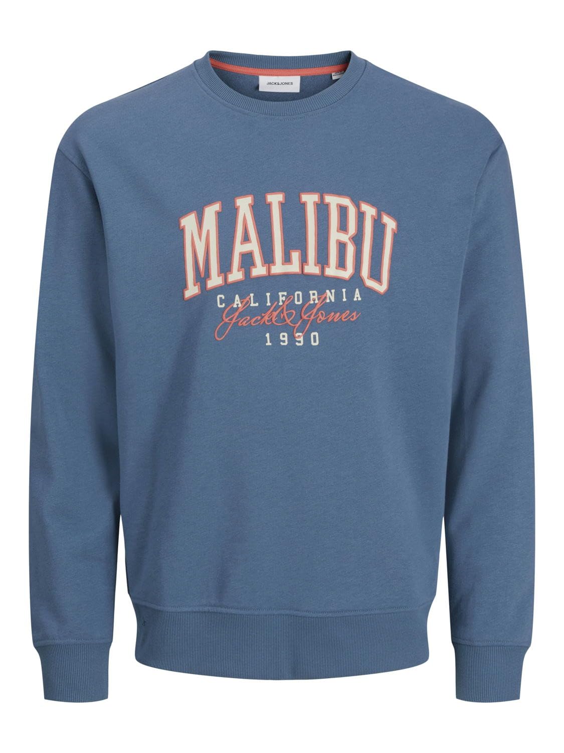 JACK & JONES Herren Sweat Crew Neck Noos Sweatshirt, Farbe:Blau, Größe:M