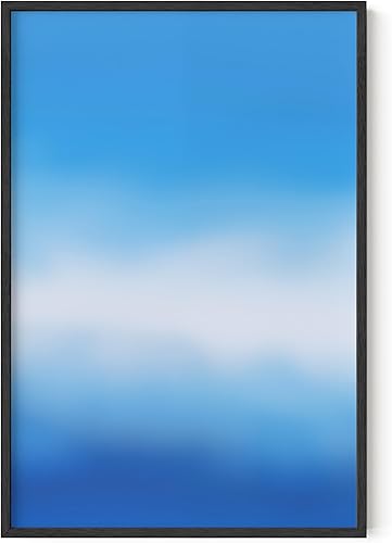 Miniatura 171 de HAUS AND HUES Arte abstracto moderno para pared, arte de sala de estar azul y verde, obra de arte moderna para paredes, imagen minimalista para sala