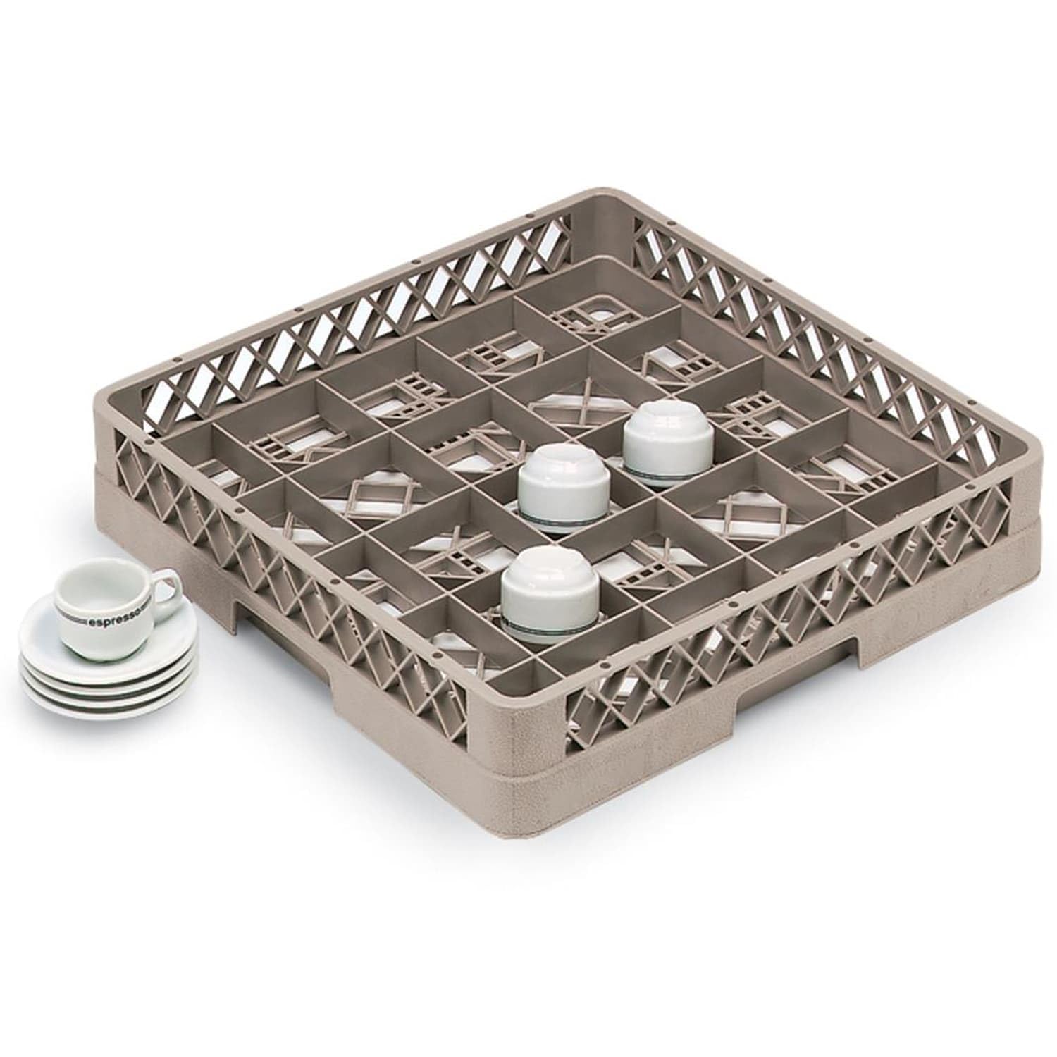 Traex TR16 Full Size 25 Compartment Cup Rack