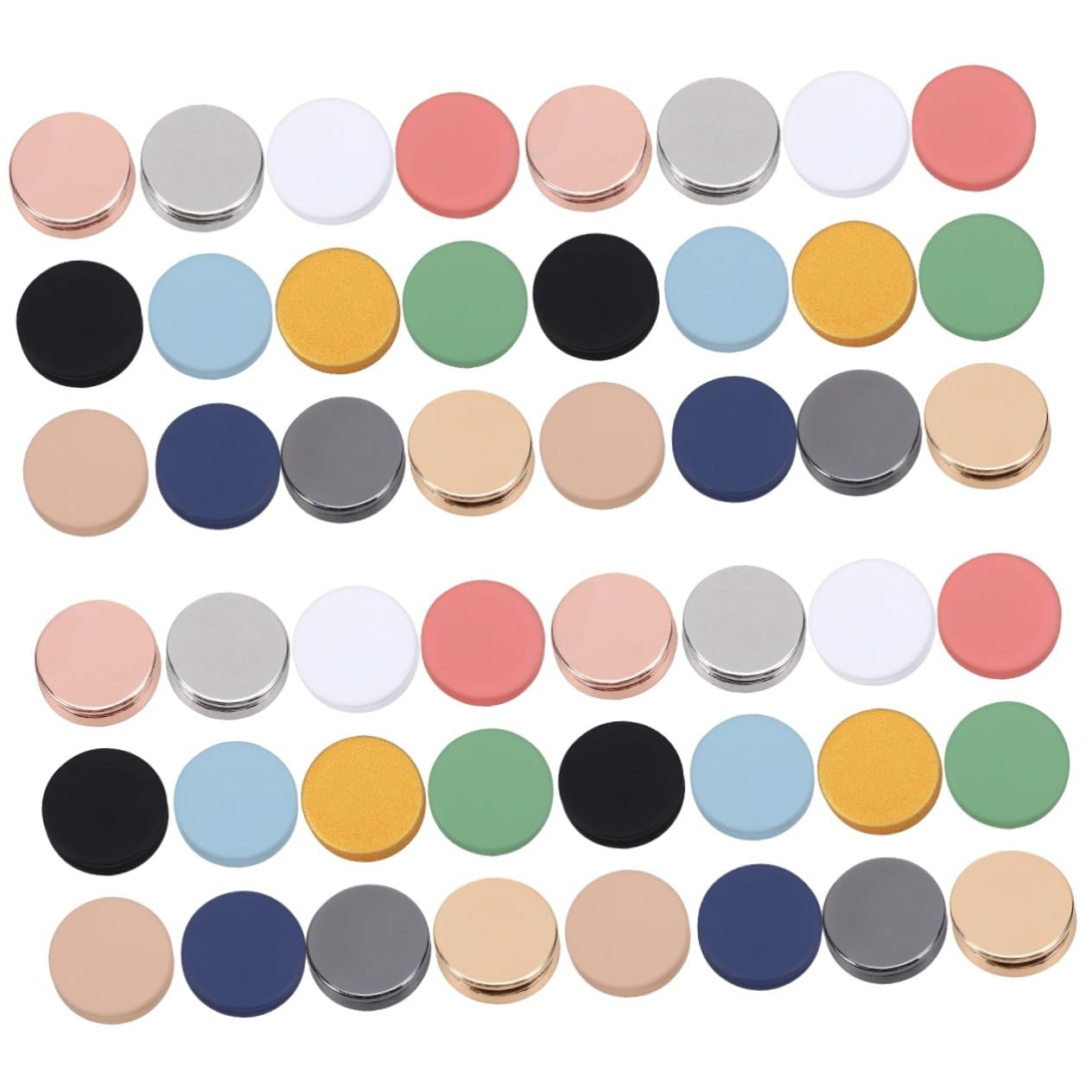 HOODANCOS 48 Botones Magnéticos Con Hebilla Para Boutonniere Chal Pin Magnético Botón Hijab Pequeño Imán Para Bufanda Práctico Imán Para Hijab Imán Reutilizable Para Bufanda Imán