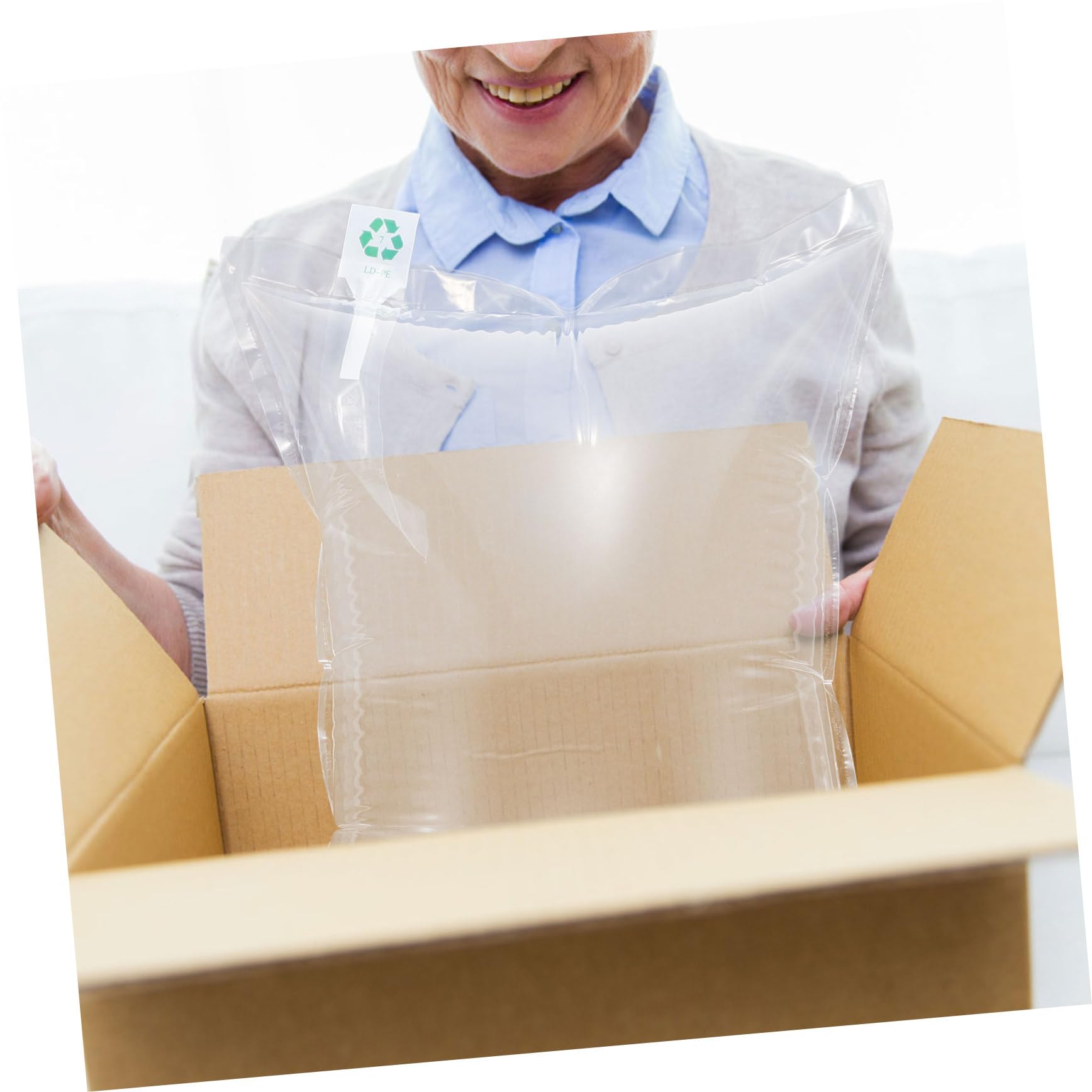 Bolsa Inflable de Burbujas 30piezas de Película Coextrusión Anticolisión | Botellas de Vino y Mochila, Material de Embalaje Ligero, Mejora la Eficiencia del Empaquetado