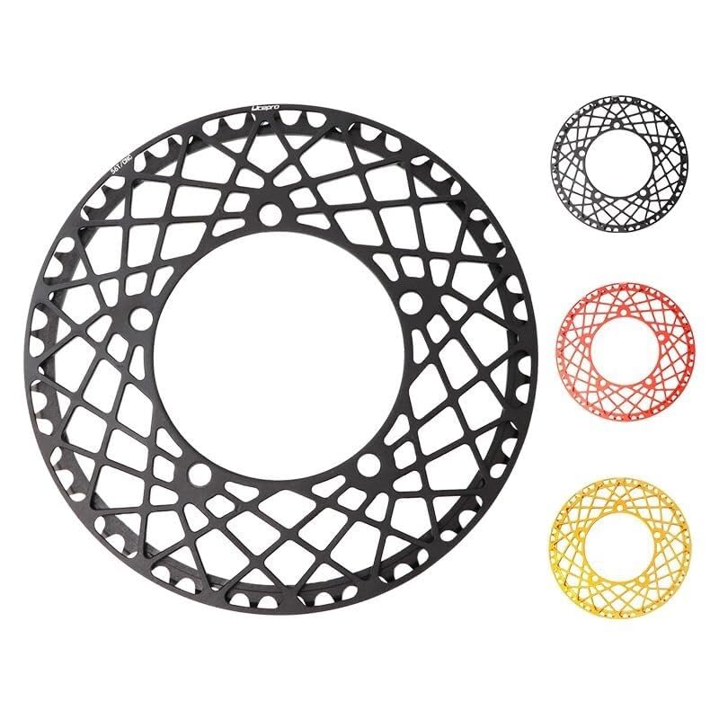 Platos para Bicicletas Plato de Bicicleta 130 BCD Corona Plato 53T 56T 58T Dientes Plegable BMX Rueda Dentada Platos y bielas