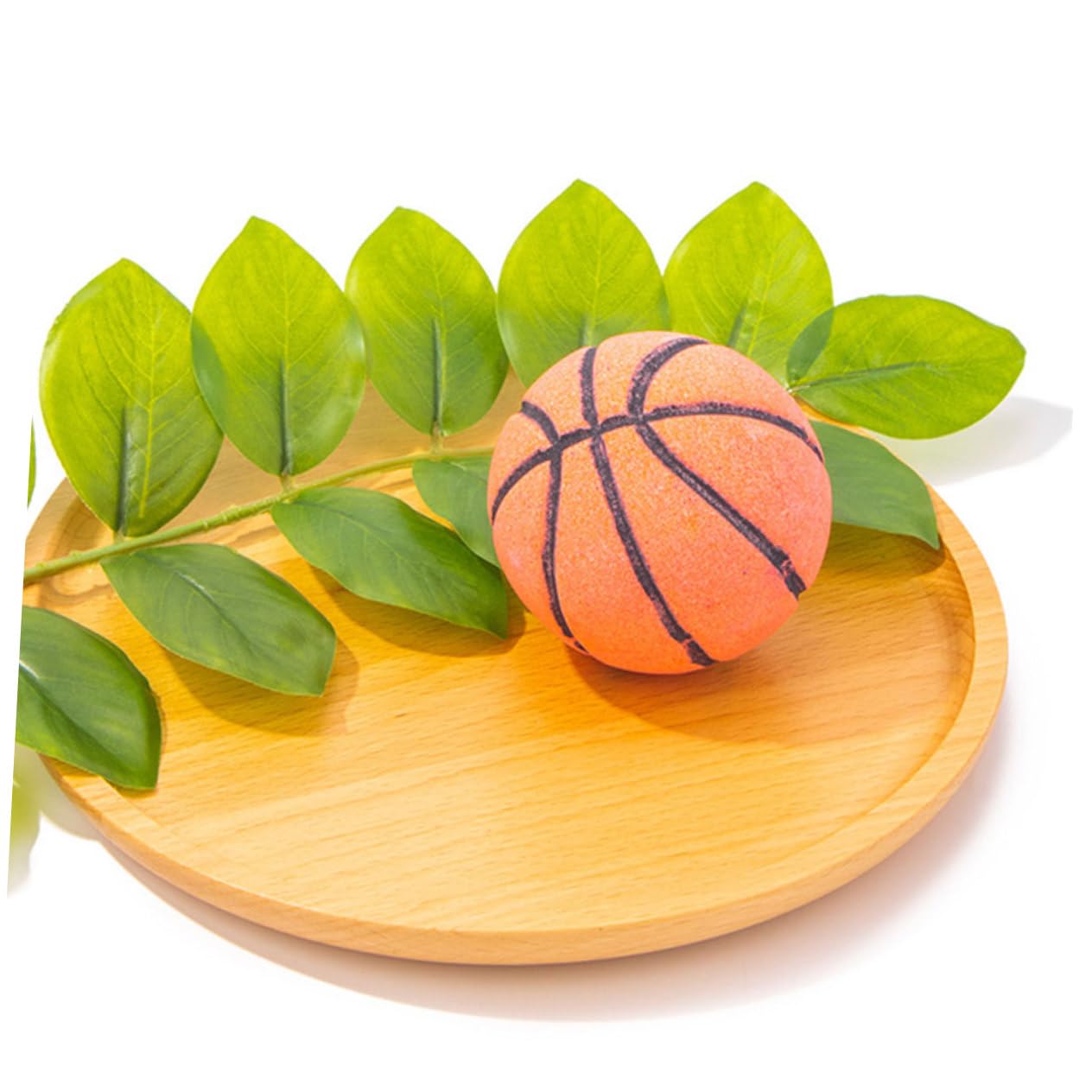 Bola de Baño de Cristales Marinos 3 Piezas, Forma de Baloncesto | Burbujas Abundantes, Portátil y Ligera, para Baños de Pies y Viajes, Limpia la Piel