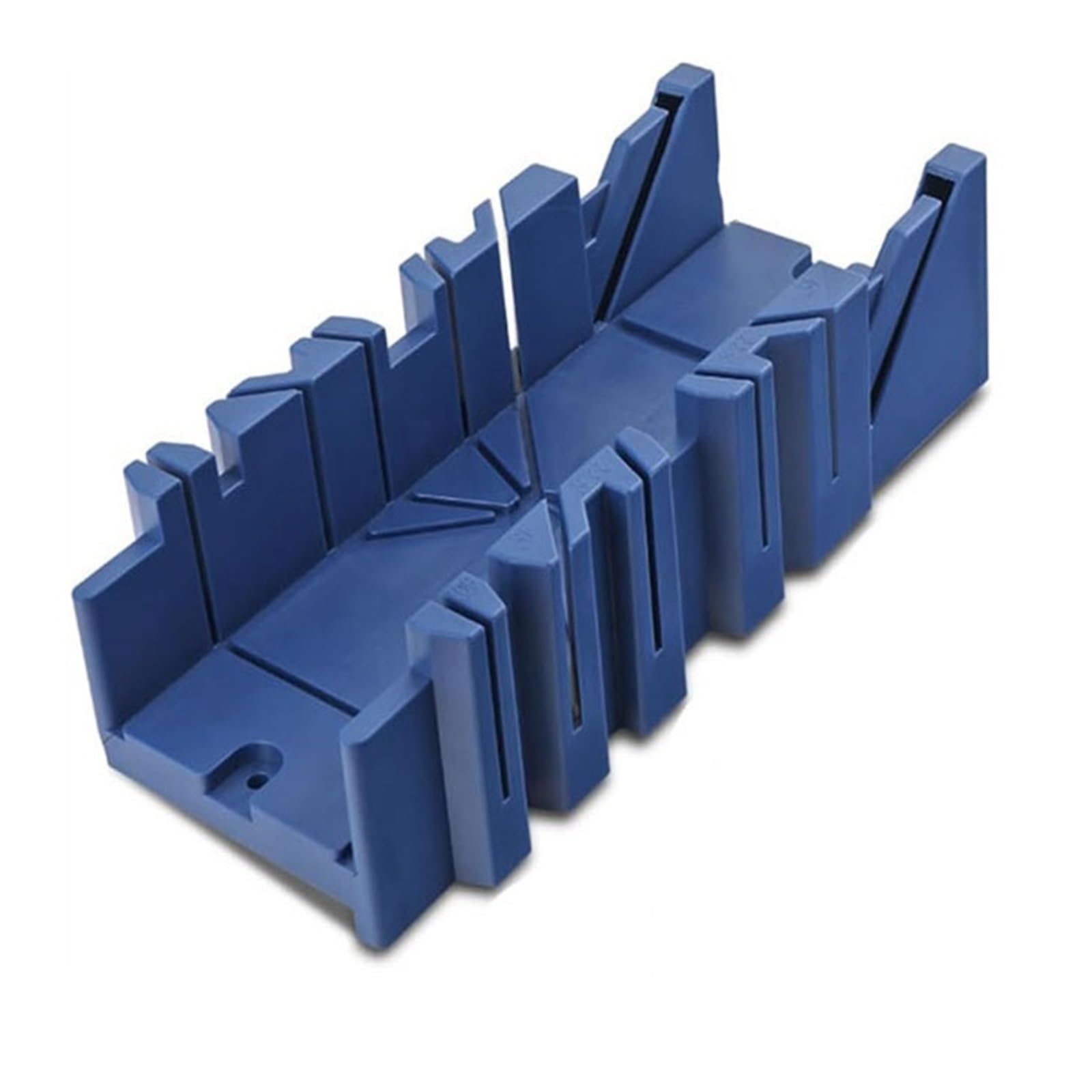 Dhyuacn 31Cm Mitre Saw Box Wood Cutting Clamping Miter Saw Box Gypsum Oblique Angle Tool Slot Type Plastic Woodworking Tools