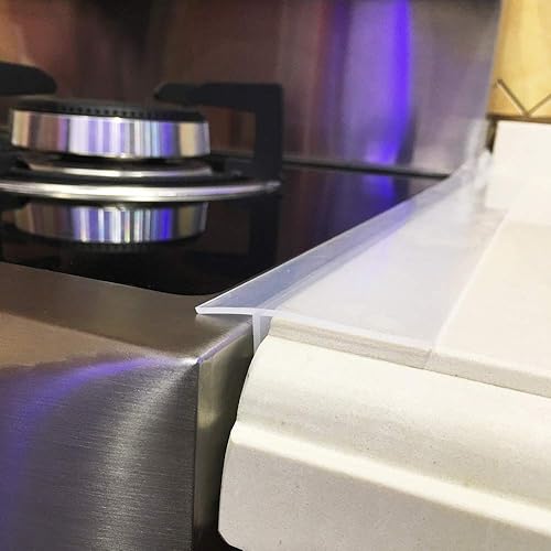 Cubiertas para huecos de cocina para estufas de cocina, 25 pulgadas de largo y extra anchas de silicona para estufas, 2 unidades, protector de