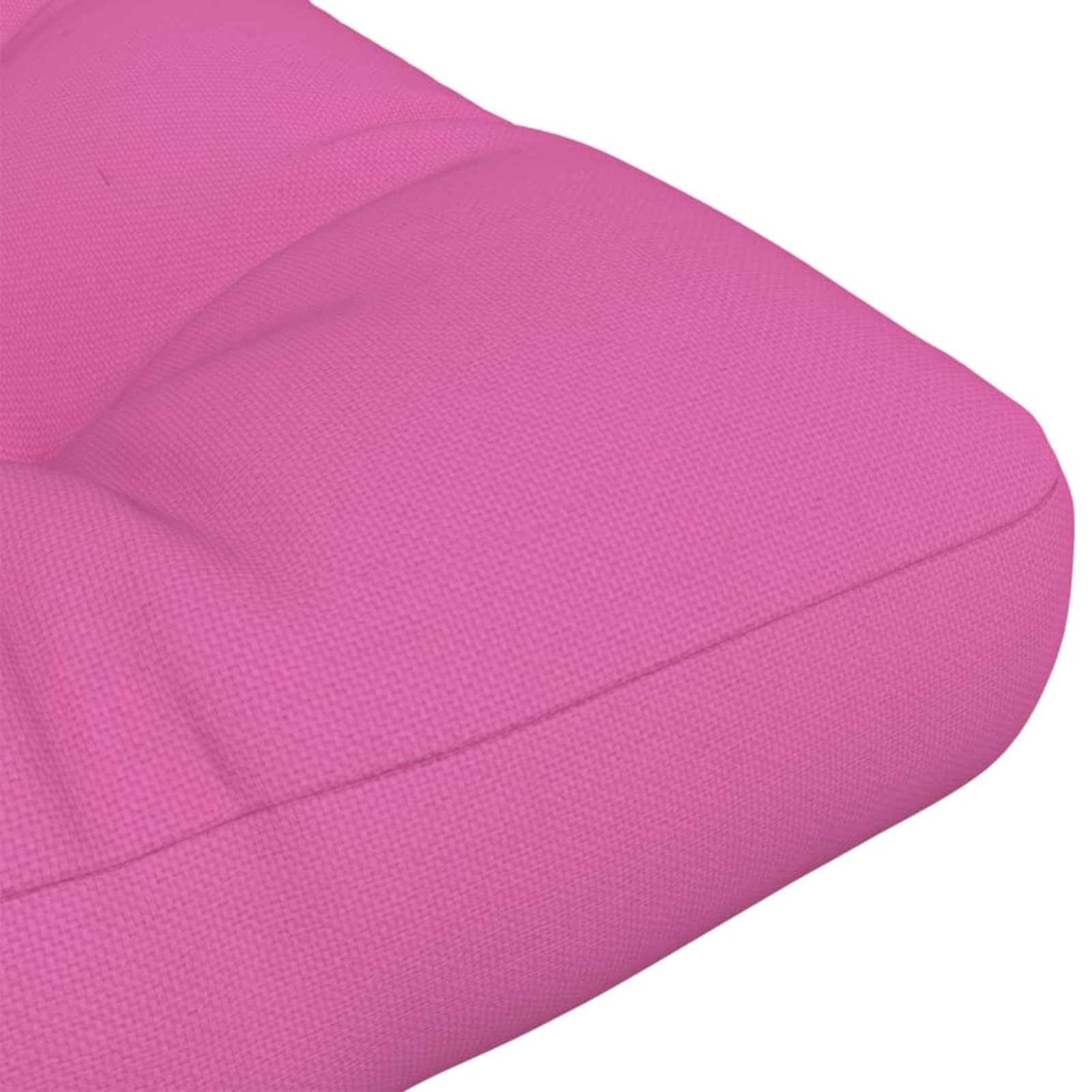Chusui Cuscino per divano a pallet, Cuscini da esterno Giardino, Cuscino da pavimento, Amaca esterna, Cuscini grandi da giardino, Cuscini da seduta, Tessuto rosa 50 x 50 x 12 cm