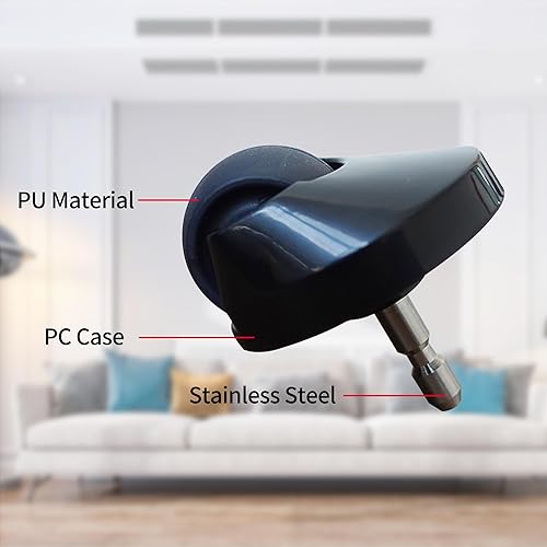 Miniatura 4 de Conjunto de rueda delantera de repuesto compatible con todas las aspiradoras iRobot Roomba 500, 600, 700, 800, 900, e, i y j, 2