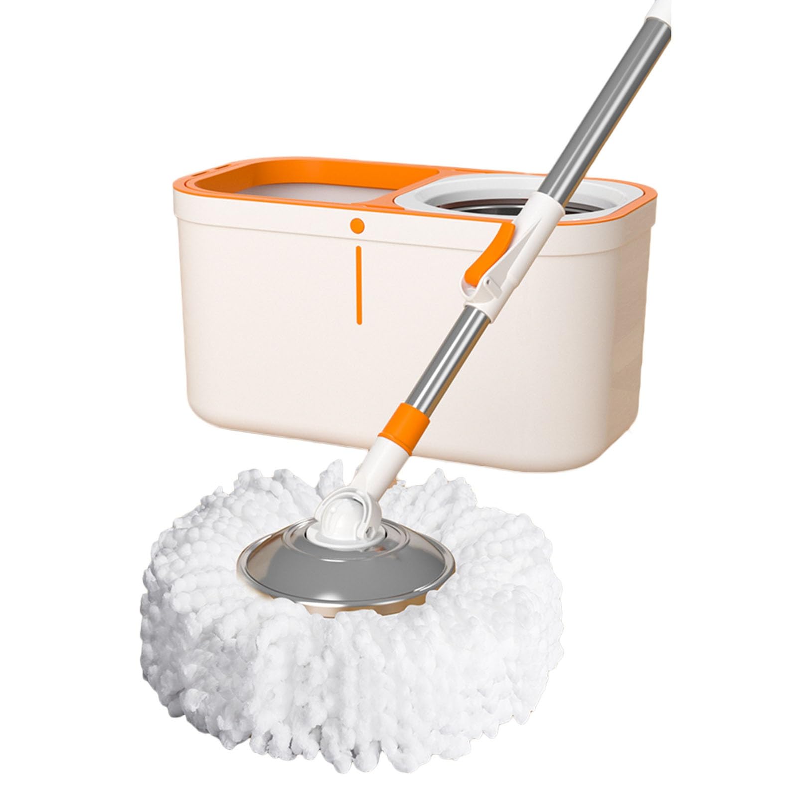 Mopp- Und Eimer-Set Mit Auswringer, Kunststoff-Moppeimer for Nass- Und Trockengebrauch, Bequemer, Langlebiger Ausgießgriff, 10 L (2,19 Gallonen), Geeignet for Den Innen- Und Außenbereich