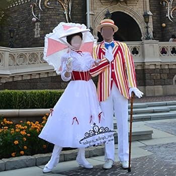 Amazon.co.jp: コスプレ衣装 ディズニー （メリー・ポピンズ）ズ