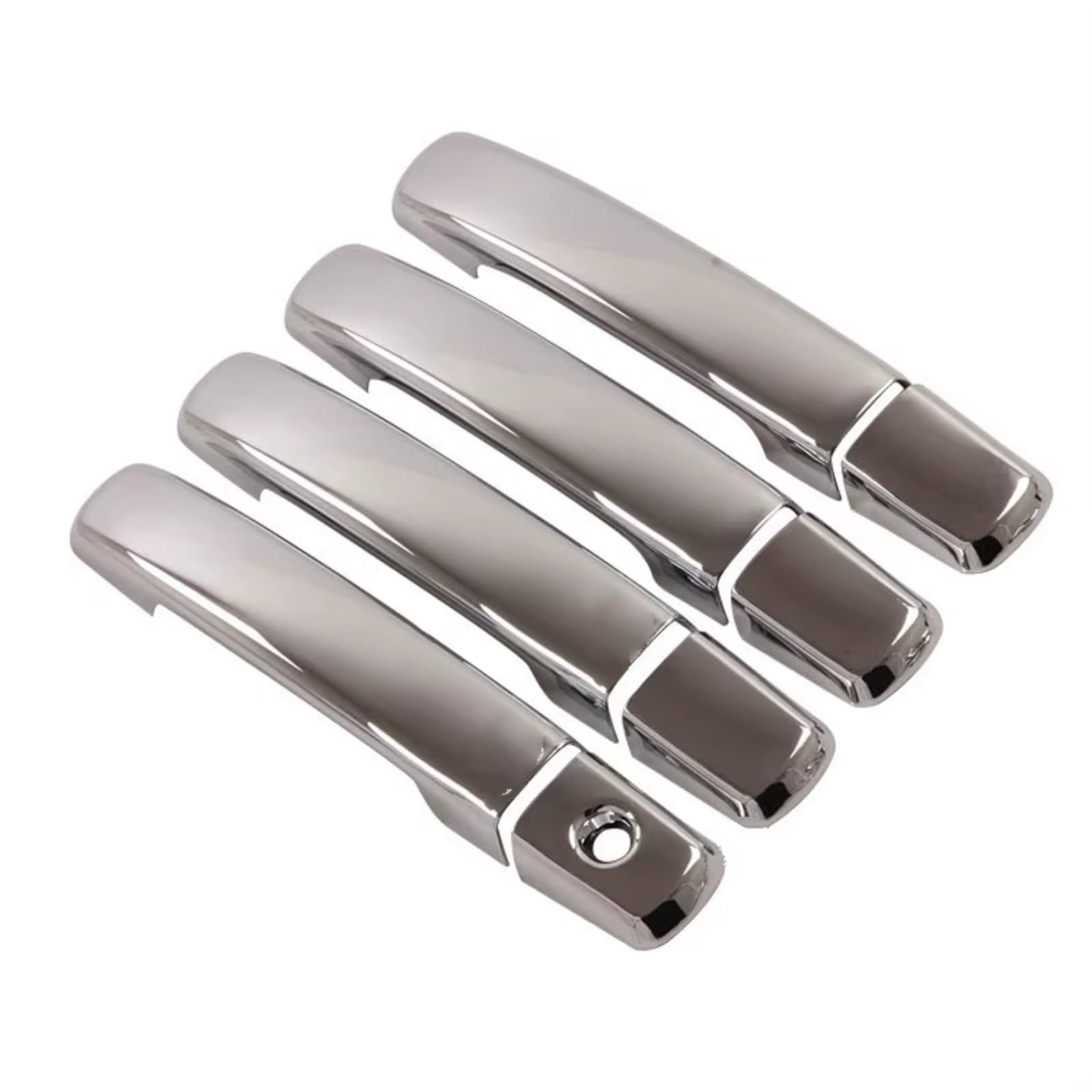 Qdzvalumv No Button Handle Car Door Handles Cover Shell Compatible With Nissan For Qashqai J10 2007-2013 Car Exterior Door Handle Shell Outer Cover Stickers Styling Accessories(No Button Handle)