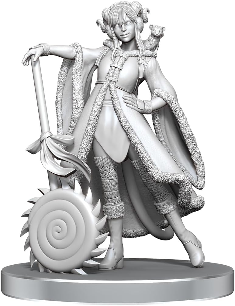 Miniaturas sin pintar de papel crítico | Figuras RPG de mesa | Ola 26 (Jester Lavorre y Fjord Stone)