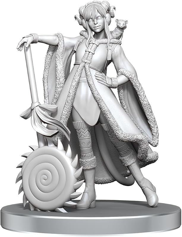 Miniaturas sin pintar de papel crítico | Figuras RPG de mesa | Ola 26 (Jester Lavorre y Fjord Stone)