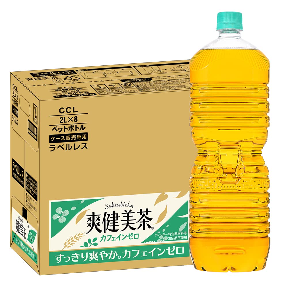 【20%OFF+30%OFF】【932円（定期便865円）】 CCL 爽健美茶 ラベルレス 2L×8本