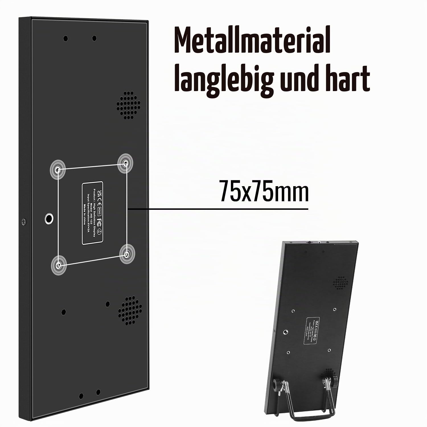 Prechen Tragbarer Sekundärer 12,3-Zoll-Monitor mit HDMI und USB-C