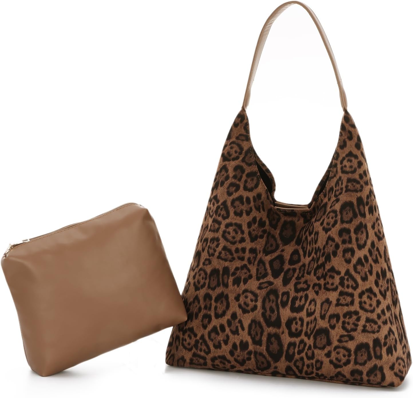 Leopard Hobo Purse Bag, Large Leopard Tote Bag for Women, Everyday Cheetah Purse Handbag