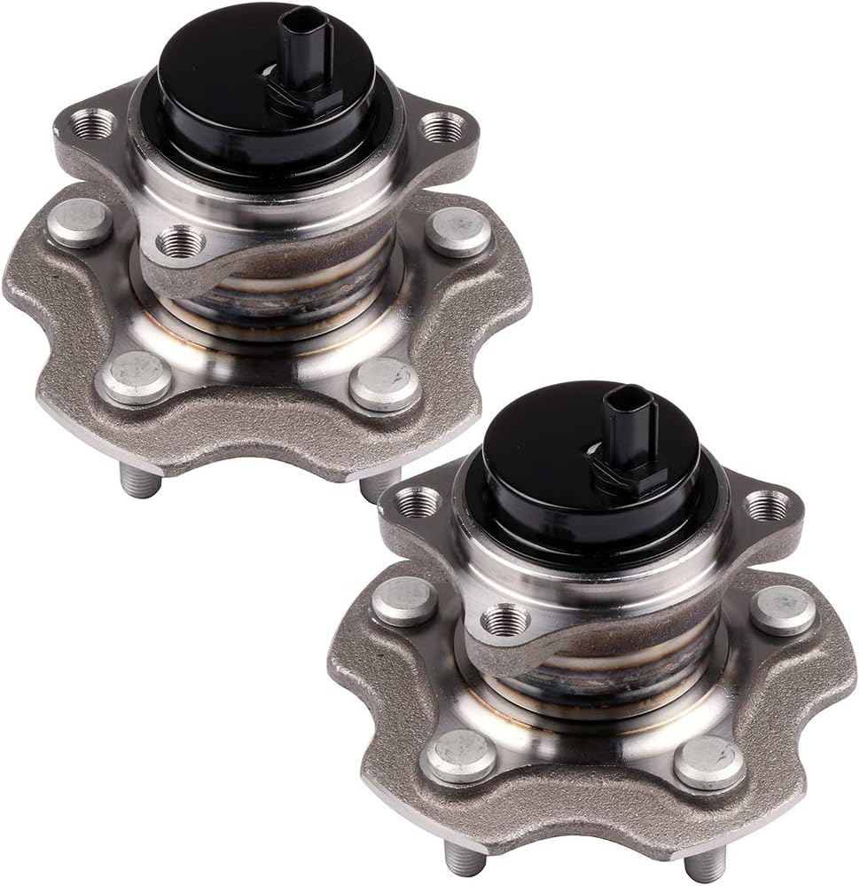 512372 Front Wheel Drive Rear Wheel Bearing Hub Assembly Fits 10-12 For Lexus HS250h, 15-17 NX200t, 18-19 NX300, 15-16 NX300h, 17-18 For Toyota Corolla iM, 06-18 RAV4 5 Lugs w/ABS