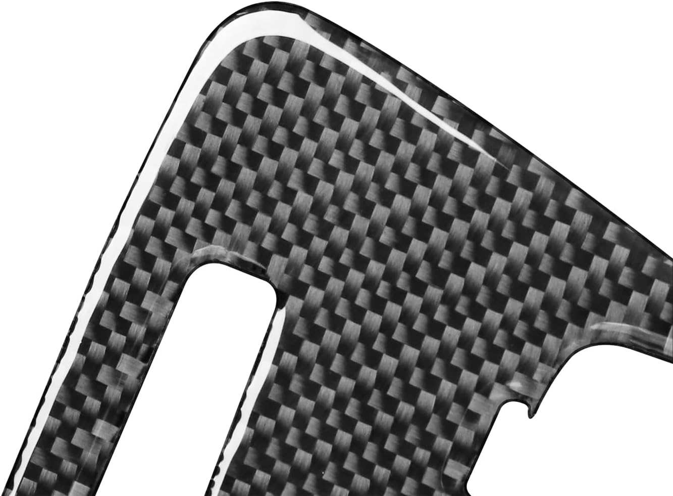 Q3 8U 2015-2018 Compatible with Car Interior Self Adhesive Dashboard Decal Carbon Fiber Black Sticker A46 (Central Controls Kit)