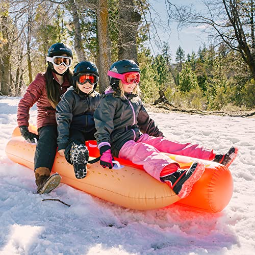 Wham-O Snowboogie Hot Dog Tube 93 Inch Winter Sports Snow Tube #TOP5