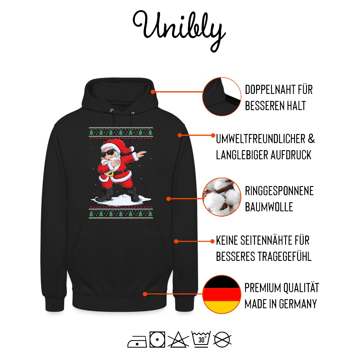 Dabbing - Maglione natalizio con Babbo Natale