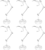 Vista 9 de FINGERINSPIRE 8 Pcs Action Figure Stand Assembly Action Figure Display Holder Base Doll Model Support Stand for 6 inch Action Figures or Effects